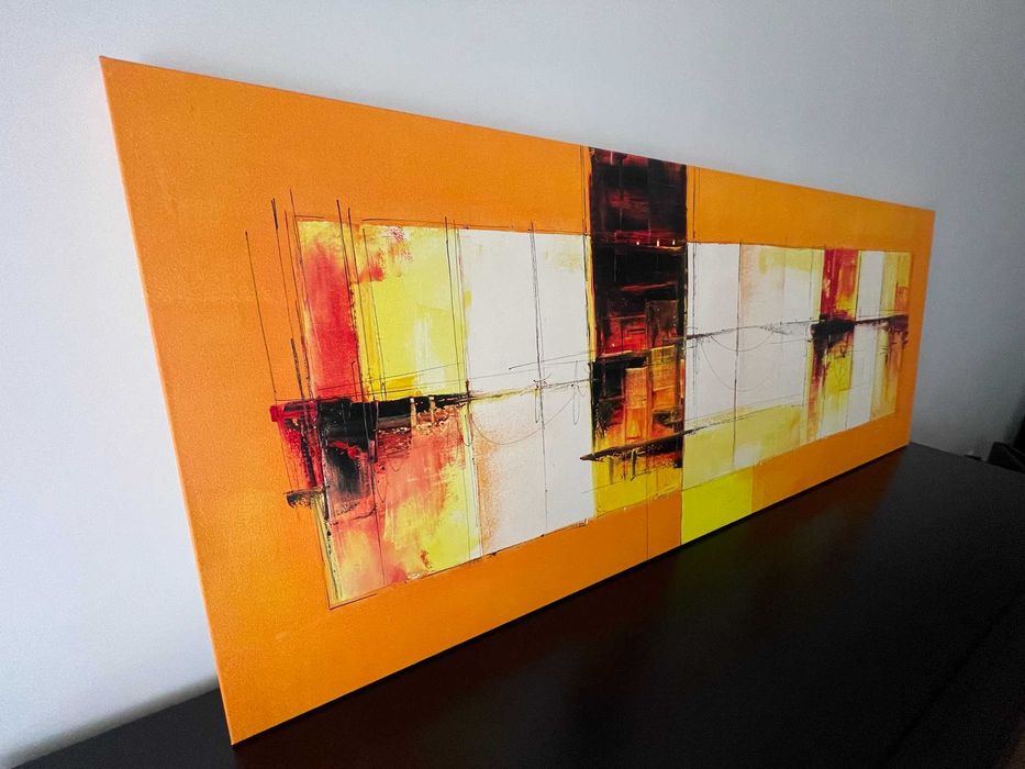 Quadro moldura tela pintura a óleo