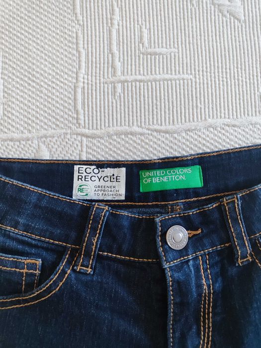 Calções ganga menina BENETTON - 8/10 anos