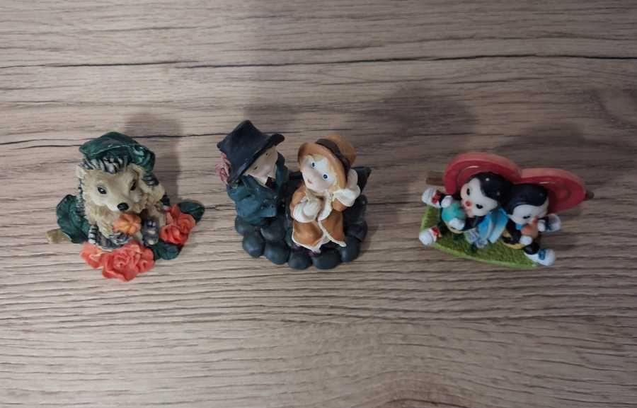 Figurki z żywicy 3 sztuki