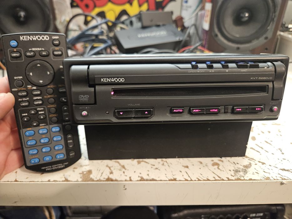 Kenwood KVT-526DVD + navi KNA-G620T+ Bluetooth KCA-BT300