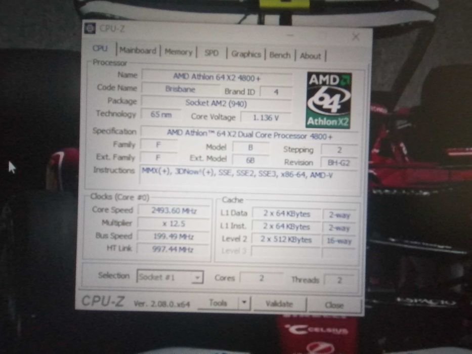 Комплект Asus M2A-MX + процессор АМД + память