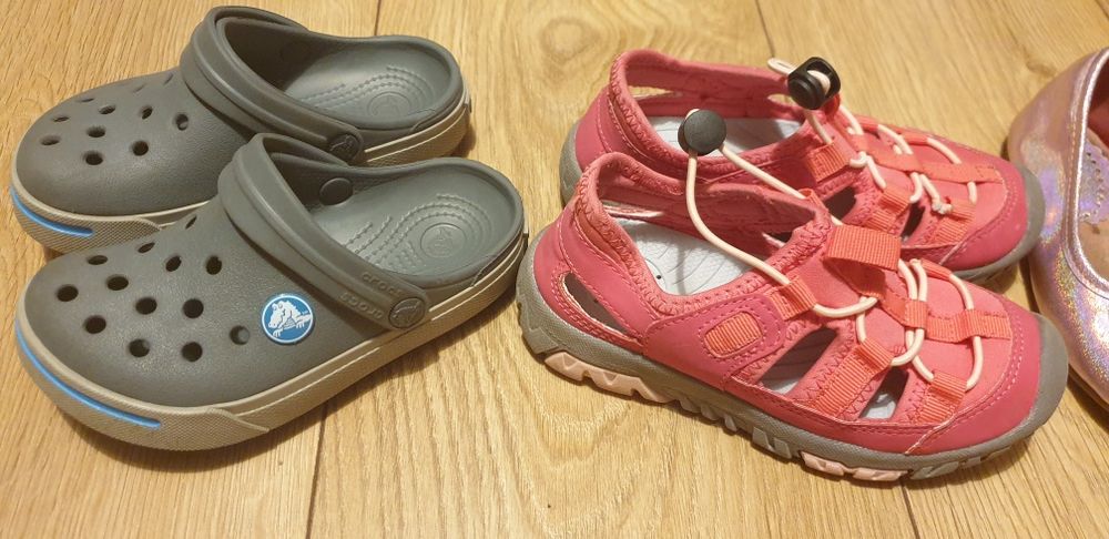 Crocs zestaw butów klapki sandały 25 -27