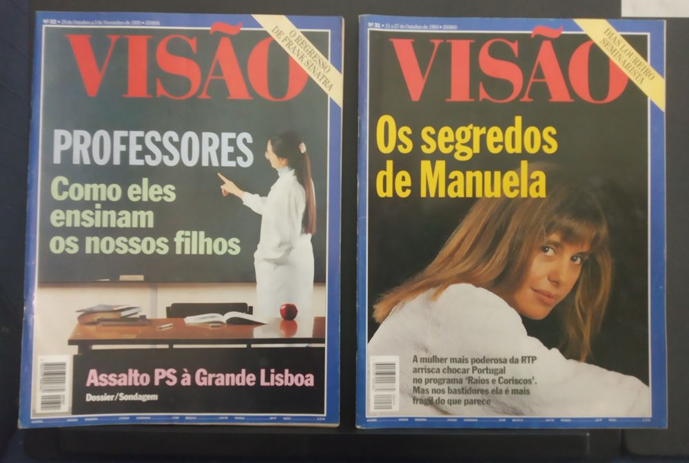 REVISTAS: Visão, Focus, Cristina e Sábado