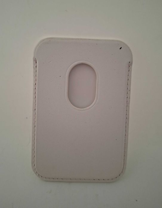 Portfel MagSafe etui na karty do iPhone magnetyczne białe skóra