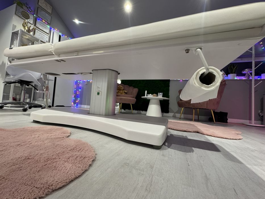 Elektryczne łóżko do masażu /kosmetyczne Physa  LIMOGES  białe