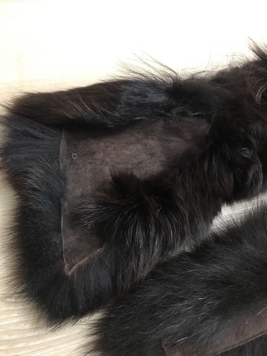 Kołnierz futrzany lis królik