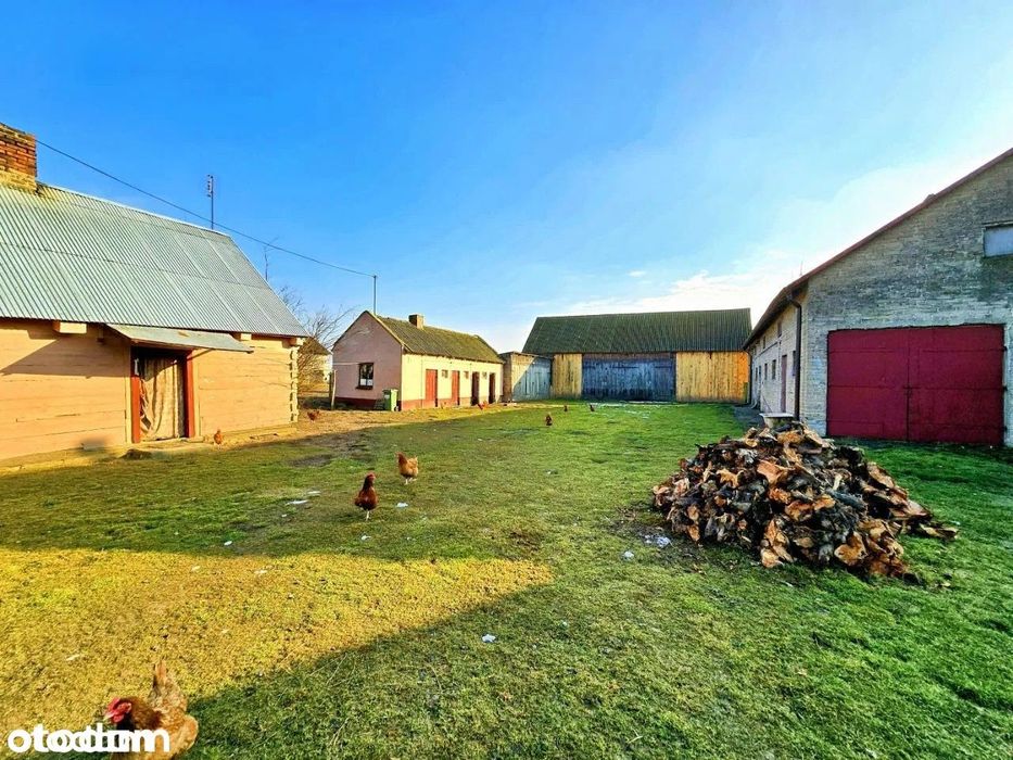 Działka budowlana z budynkami gospodarczymi | MPZP | 2351 m2