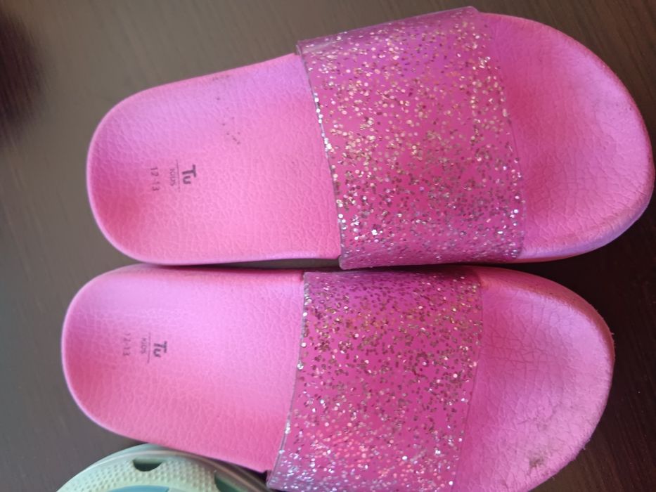 Buty dziewczęce klapki sandały 31 zestaw