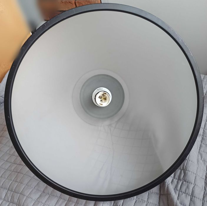Lampa wisząca industrialna szklana śr.39 cm