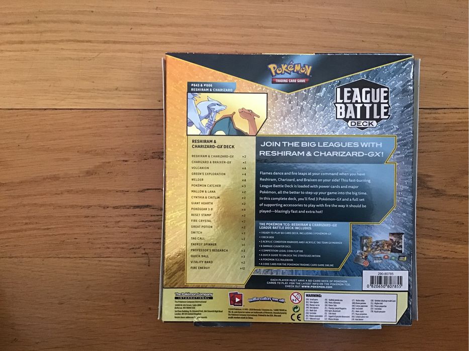 Pokemon league battle deck