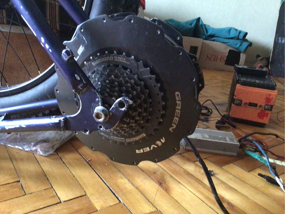 Мотор колесо 500ват,заднє фетбайк 350ват , заднє evel 1.500 здісплеєм