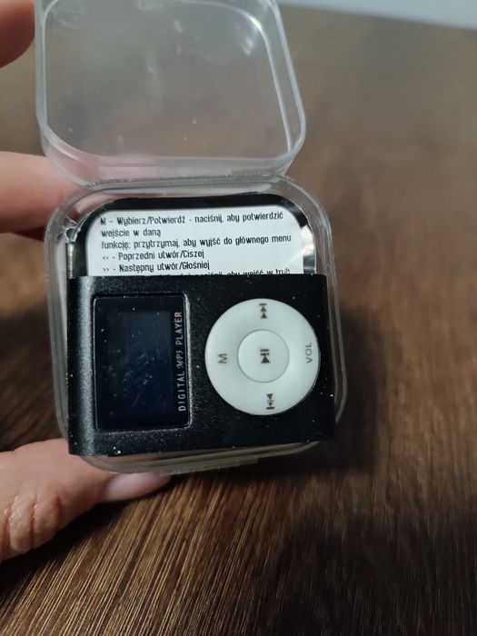 Odtwarzacz czarny MP3