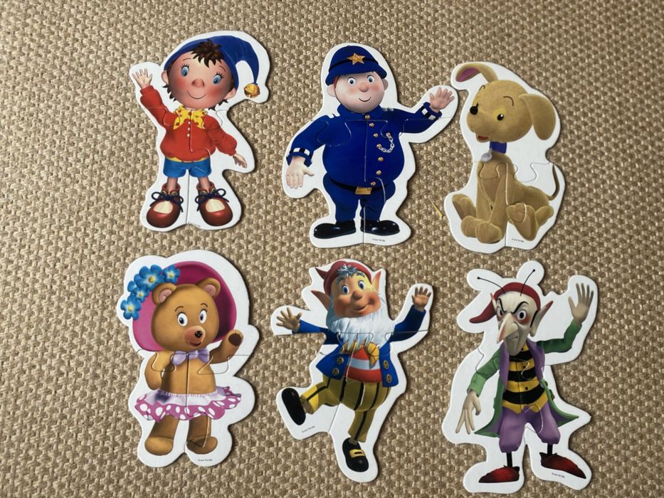 Puzzle Noddy da Majora,com 6 figuras