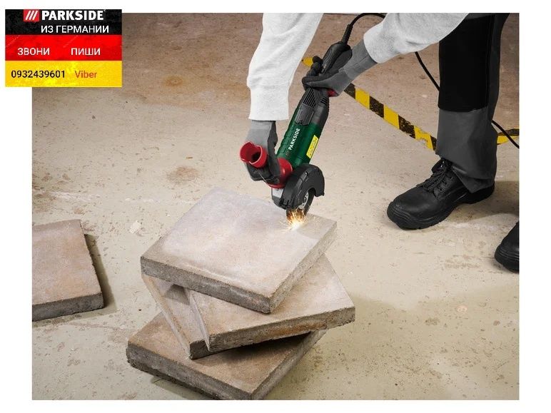 УШМ 125мм болгарка сетевая 220в из ГЕРМАНИИ Parkside PWS 125 I9 шліфма