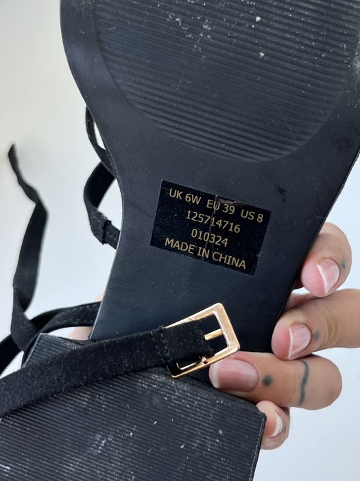 Босоніжки ASOS чорні