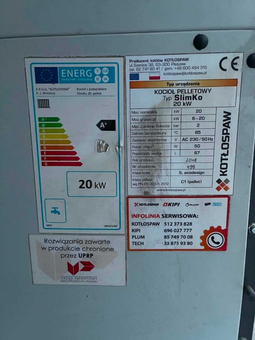 piec na pellet Kotłospaw
