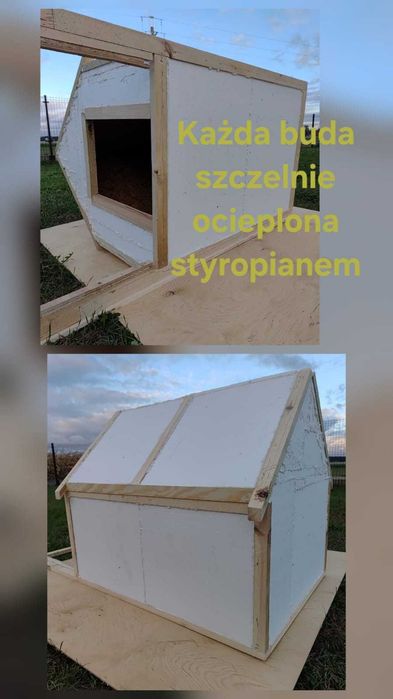 Buda dla psa ocieplana