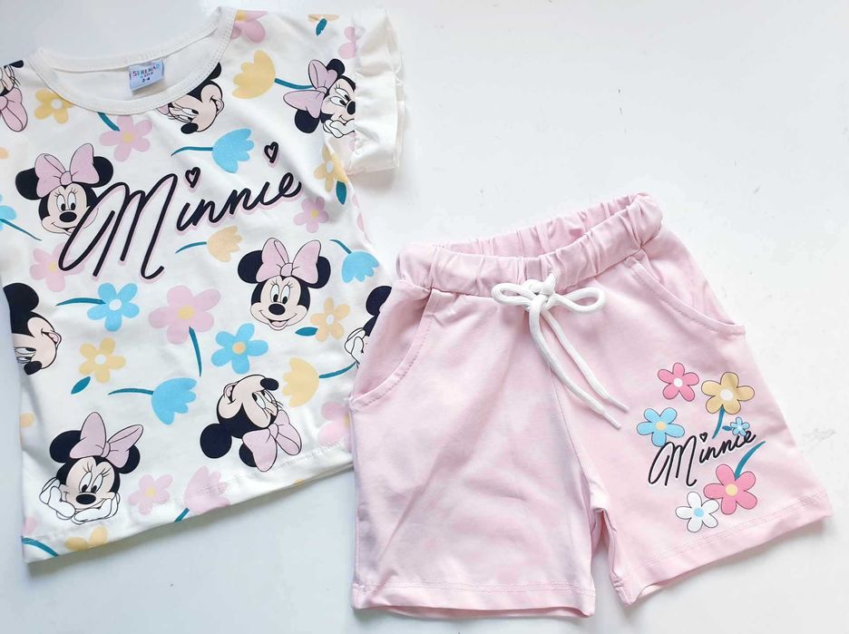 Myszka Minnie nowy letni komplet 122 cm