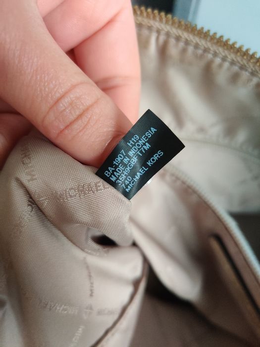 Michael kors gold tote bag шкіряна сумка