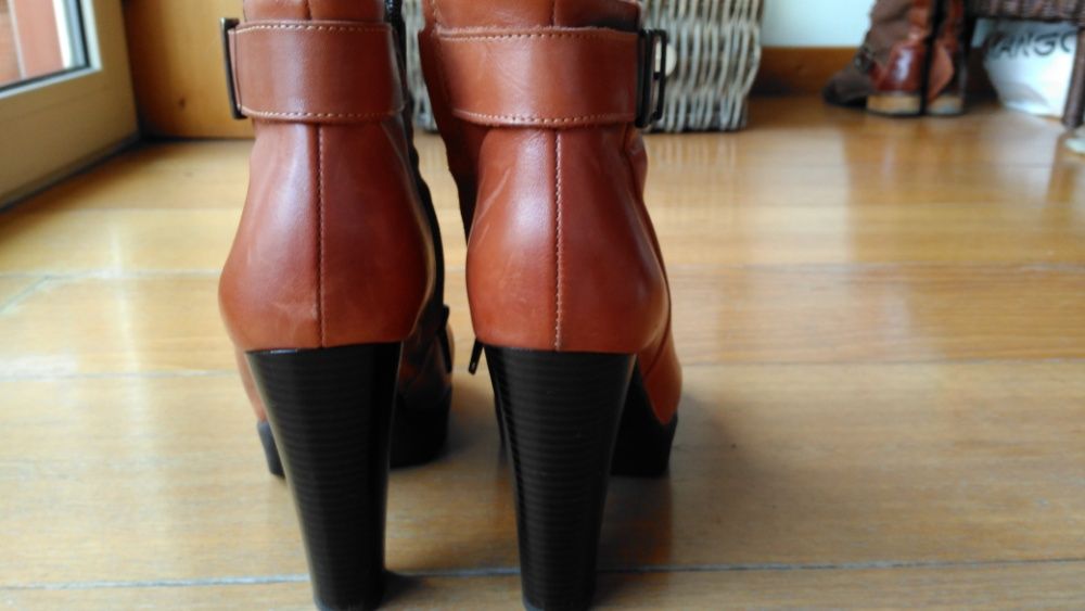 Botas camel em muito bom estado, 37