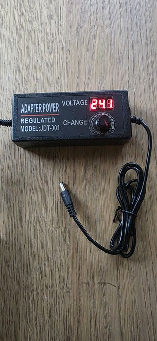 Zasilacz DC 3-24Volt regulowany wyświetlacz LED wtyk 5.5mm