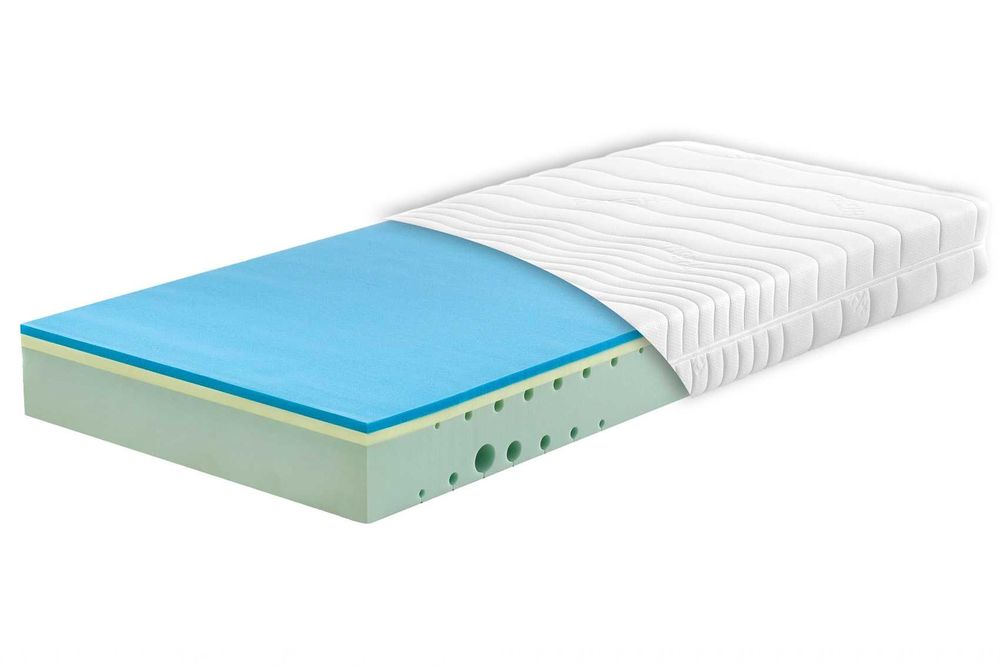 Materac NEPTUN Hybrydowy 7-strefowy Termoelastyczny Visco Żel 180x200