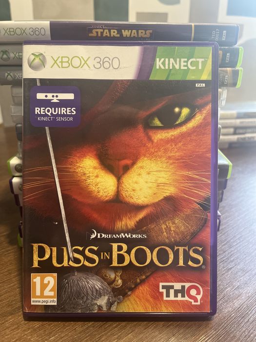 Puss in boots gra xbox360 kinect