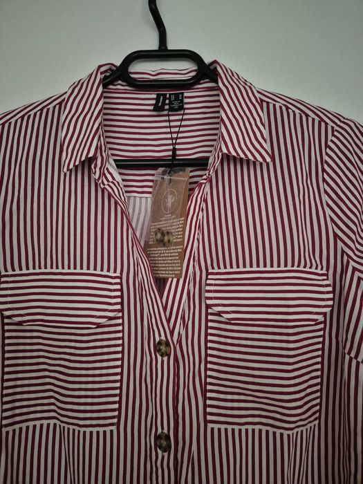 Koszula Vero Moda rozm M w czerwone paski