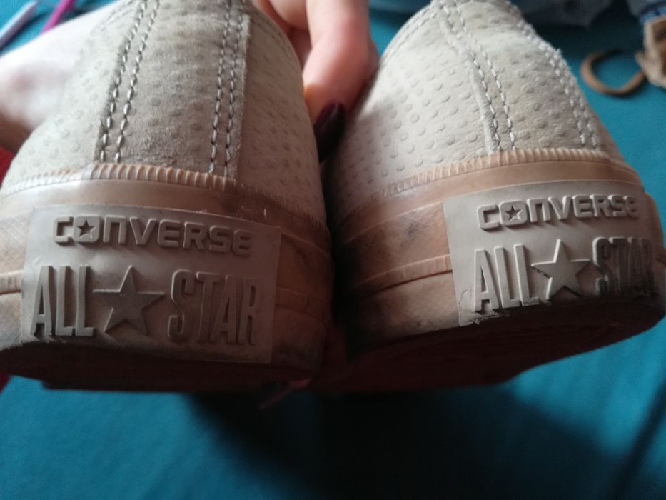 Trampki beżowe converse with lunarlon 39