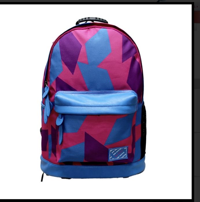 Зручний яскравий рюкзак з ортопедичною спинкою