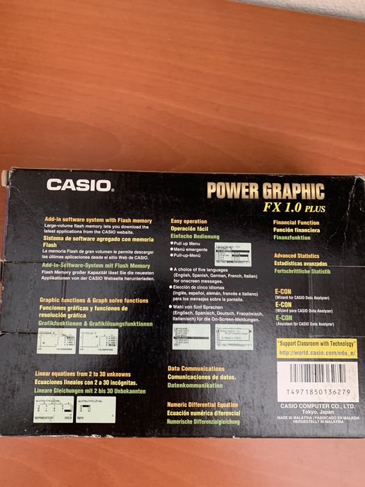 Casio Graphing Calculator FX 1.0 Plus (NEW)64739005097218121
