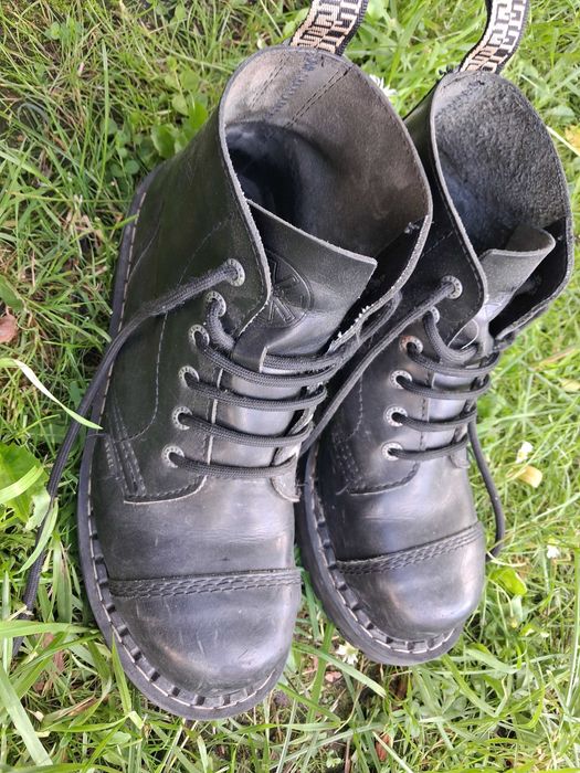 Buty, glany steel rozmiar 43 skóra naturalna - polska produkcja