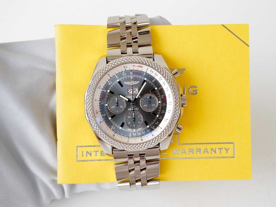 Breitling for Bentley 6.75 Chronograph Grey Dial  49mm