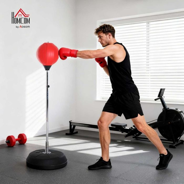 Bola de Boxe com Luvas