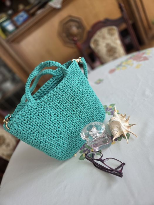 Torebka handmade robiona na szydelku