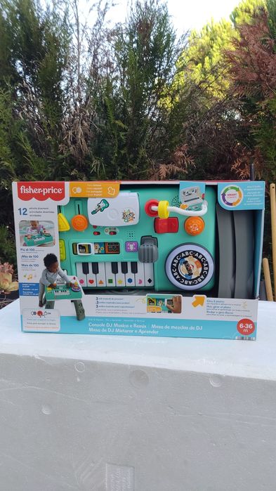 Mesa de Misturas DJ Fisher-Price (Aprender & Brincar) – Em Português!