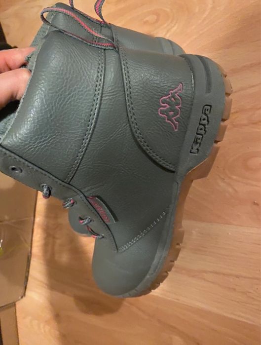 Szare buty kappa trapery