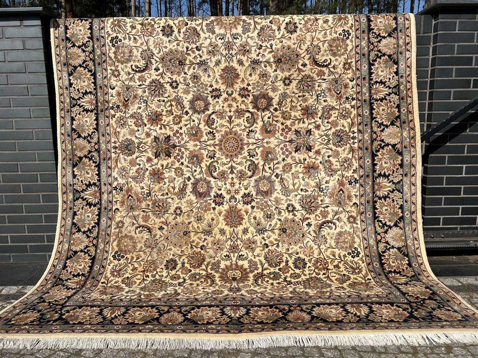 Kaszmirowy dywan perski Ispahan 325x245 galeria 26 tys