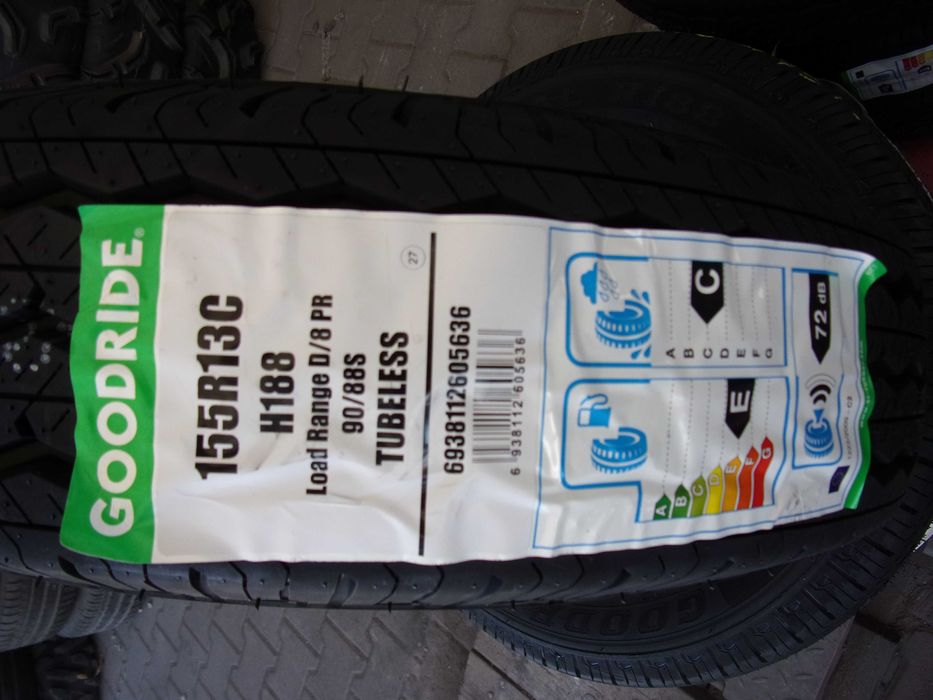Nowe opony letnie 155/80/13c 155r13c Goodride 2025r