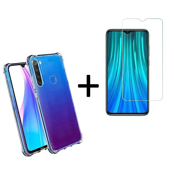 Etui Anti Shock do Xiaomi Redmi Note 8T + szkło