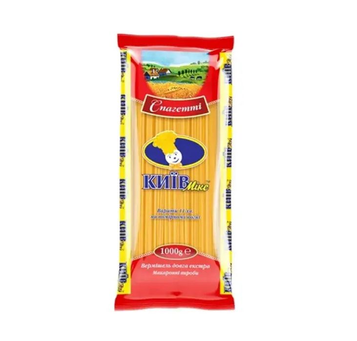 Макаронні вироби Київ мікс 1 кг / макароны / рожки / спагетти, 1 кг