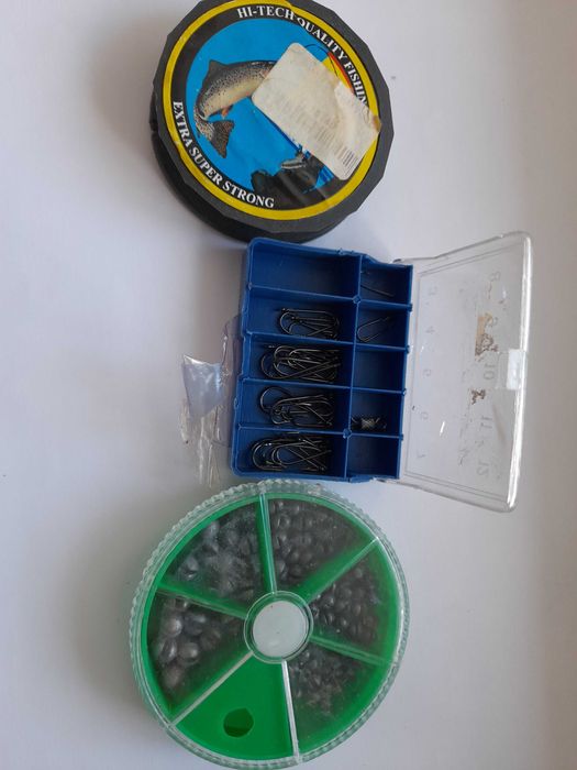 рыбацкие снасти- остатки