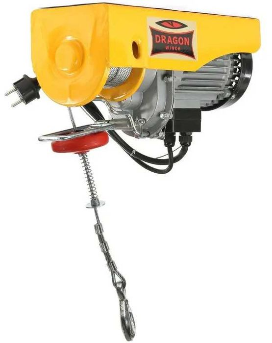Тельфер електричний 300-600кг DRAGON WINCH лебідка лебедка электро