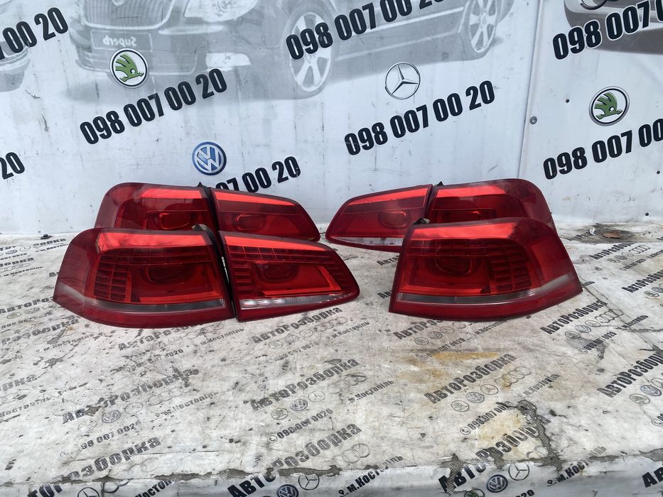 Фонарі стопи лед фара Volkswagen Passat b7 Пасат б7