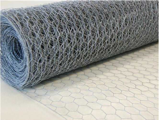 Siatka hodowlana hexagonalna na woliery, ogrodzenia, ocynk 40/0,9