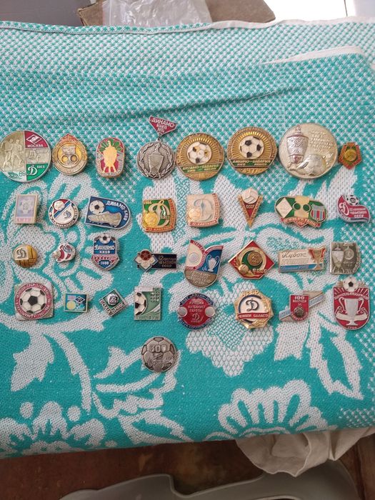 Значки Динамо Київ футбол 33 шт