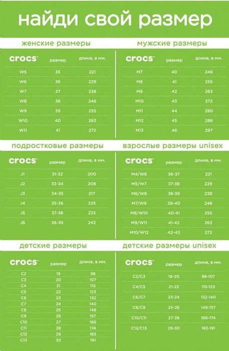 Кроксы/крокси Crocs