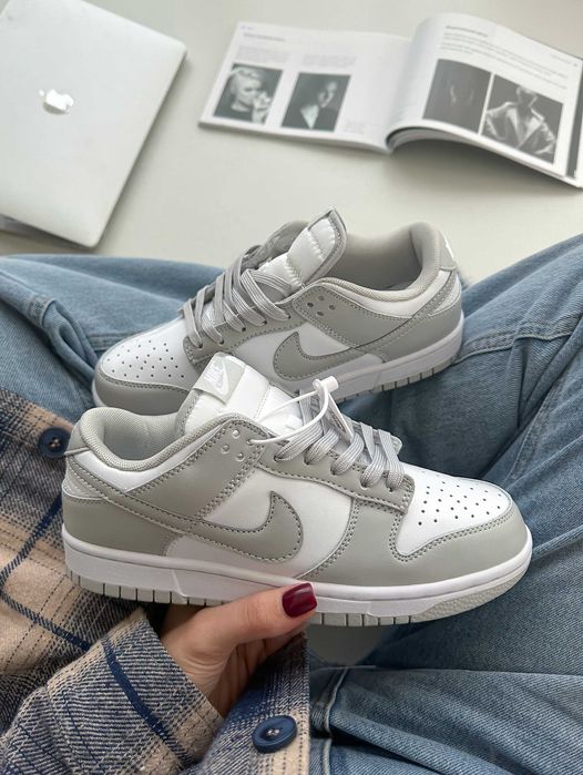 Кросівки Nike Dunk SB Low Retro Grey (36-45) Найк Данки жіночі сірі