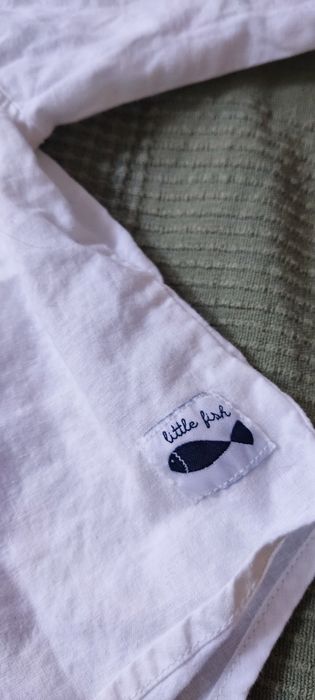 Lniana koszula niemowlęca r. 74