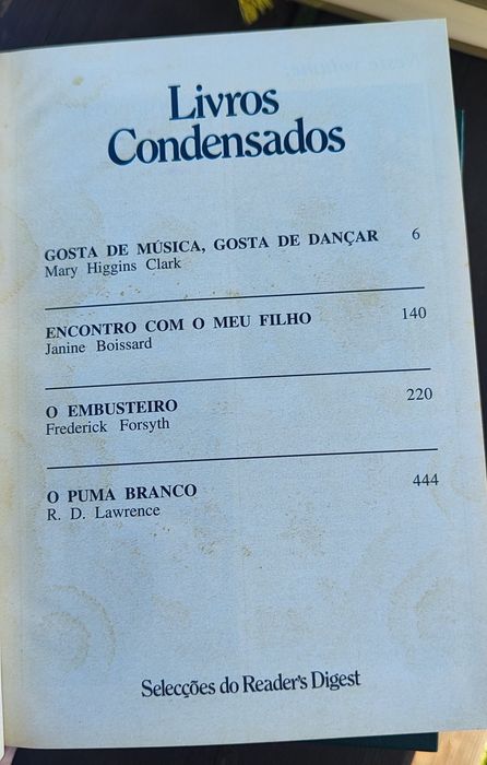 Livros condensados Reader's Digest
